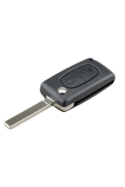 TECHSTAR Carcasă cheie auto Peugeot, Citroen, 207, 307, 407, C2, C3, C4, C5, C6, C8, cu 2 butoane, VA2