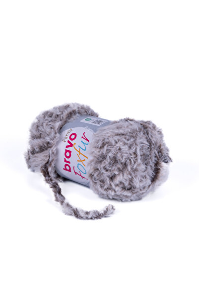 Bravo Γούνινο νήμα Foxfur 100 Gr 50 μέτρα (Κωδικός χρώματος: 79) Ανοιχτό καφέ