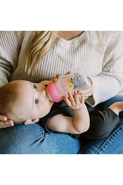 Dr.Brown's Db 3610 Wide Mouth Anti-Colic Options+ Pp Baby Bottle Pink Gift Set