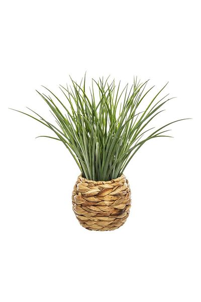 Own Artificial Grass W/Braided Pot (50 x 48.5 cm)