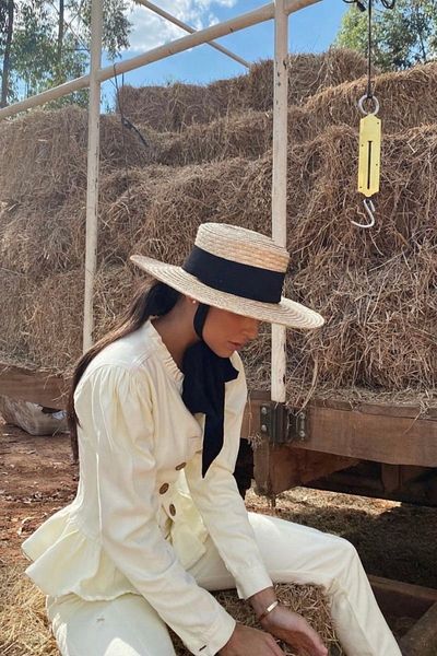 keisy Straw Hat Drawstring