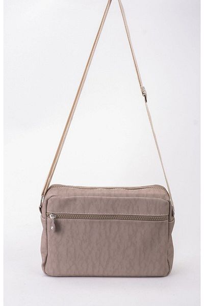MAMIN Women's 5 Zippered Multi-Eye Functional Shoulder and Crossbody Bag