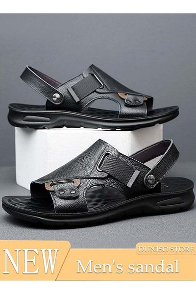 Generic DUNISO Men's Sandals Lightweight Slide Sandal with Non-slip Soles