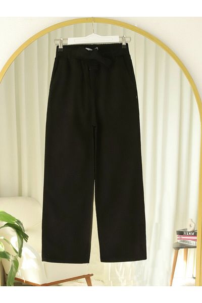 Modamorfo Elastic Waist Pocket Jeans - Black