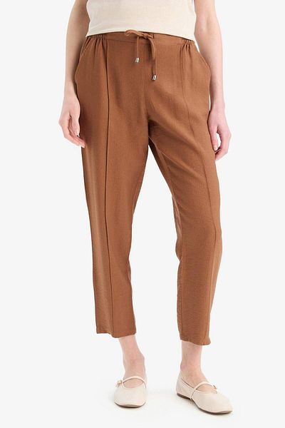 DeFacto Jogger Fit Stretchy Waist Straight Leg Pants D2573Ax25Sp