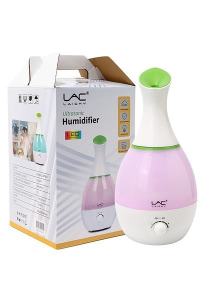 LAC LAICHY Air Cool Mist Humidifier 3L Water Tank Quiet Ultrasonic Humidifiers for Bedroom&Babies Nursery