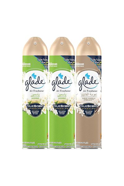Glade Jasmine + Sheer Vanilla Embrace Air Freshener Value Pack