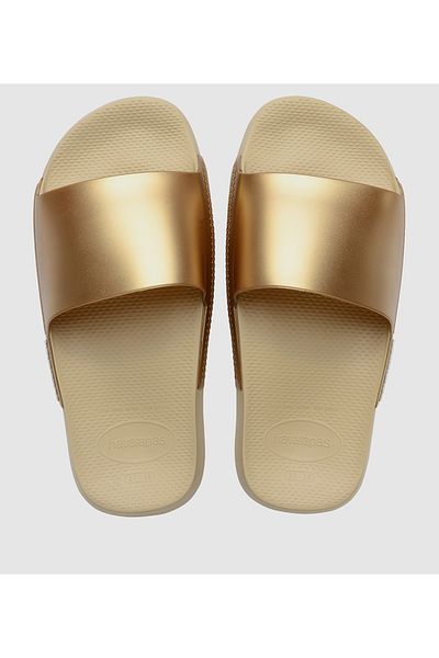 Havaianas Grey HAV. SLIDE CLASSIC METALLIC Unisex Sandal