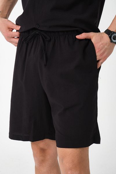 Store 100% Cotton Men's Linen Combination – Slim Fit Shirt and Shorts Set |
