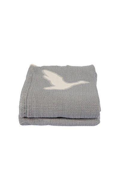 Home Azure Club Robin Çift Kişilik Müslin Çift Taraflı Yatak Örtüsü/Pike