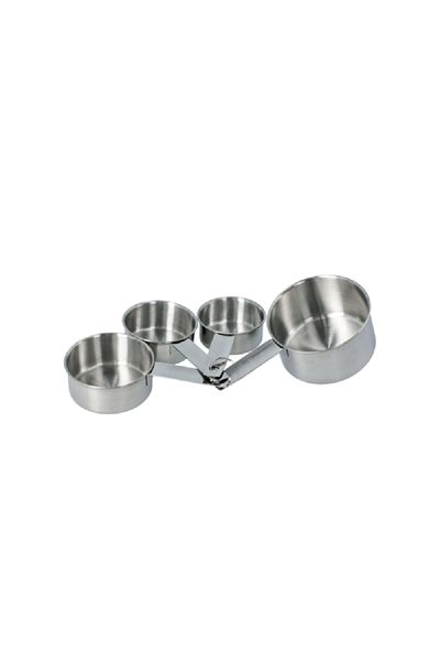 Chef Craft 4-Piece Measuring Cup Silver