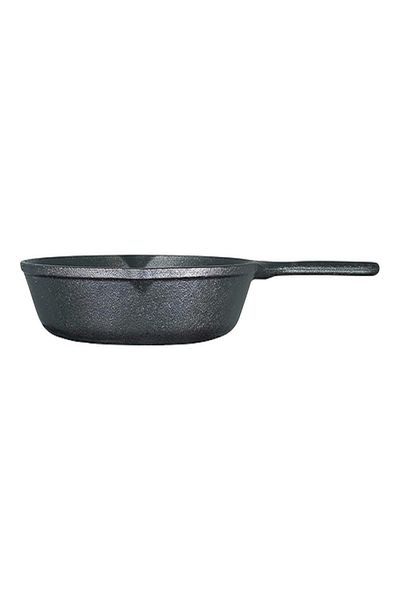 Lodge Pre-Seasoned Cast Iron Durable Non-Stick Round Skillet Pan