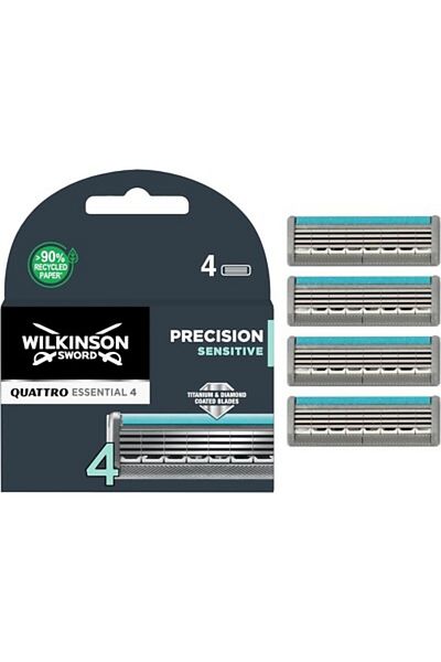 Wilkinson Quattro Titanium Sensitive Pack: 4 Reserves
