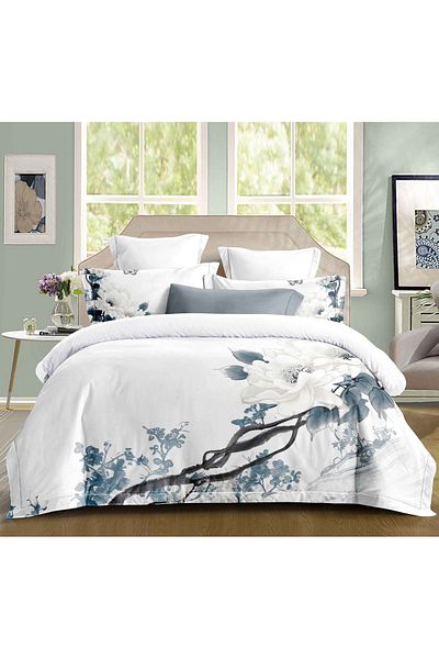 CHIRASO CHIRASO bedding set, SUMMER cotton, Fitted sheet 180x200+25cm, Duvet cover, 2 pillowcases