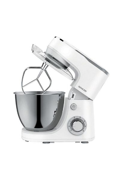 Sencor Multi-Function Stand Mixer White and Silver