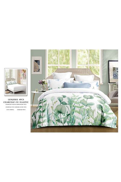 CHIRASO CHIRASO bedding set, SUMMER cotton, Fitted sheet 180x200+25cm, Duvet cover, 2 pillowcases