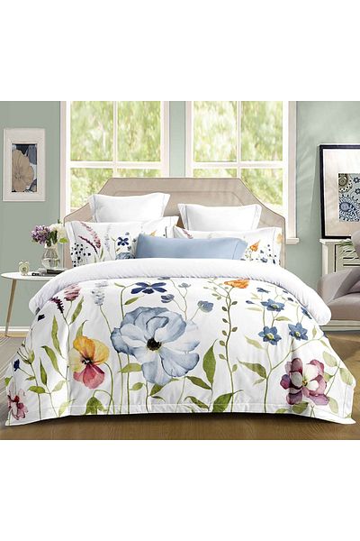 CHIRASO CHIRASO bedding set, SUMMER cotton, Fitted sheet 180x200+25cm, Duvet cover, 2 pillowcases