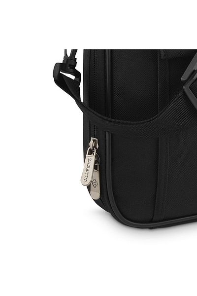 zagatto Geantă laptop 15.6”, neagră, impermeabilă, 40x30x6 cm, curea troler, căptușită, business, ZG639