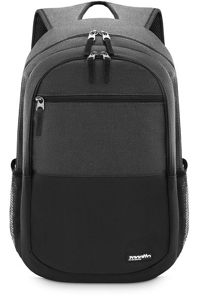 zagatto Laptop backpack 15.6”, black, 18L, A4 size, for school, city or travel, men & women, ZG68