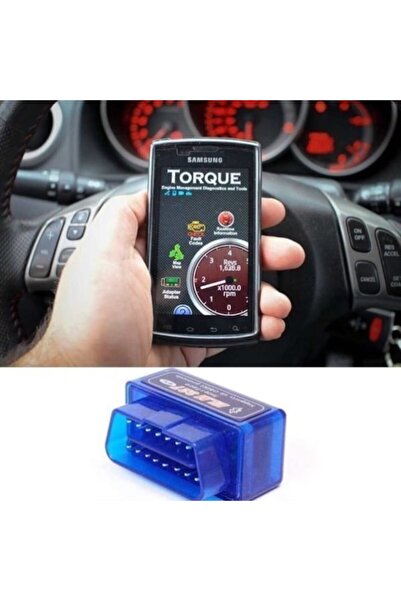 OEM Tester auto universal ELM327, OBD2, 16 pini, Bluetooth, Albastru
