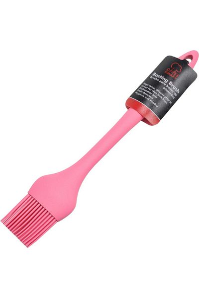 Chef Craft Premium Silicone Stain Resistant Basting Brush Pink 10.25inch