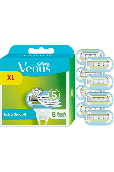 Gillette Set de rezervă pentru aparat de ras Gillette Venus Extra Smooth, 8 bucăți
