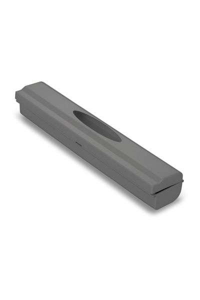 Wenko 1-Click Refillable Aluminium Foil Dispenser with Slide Cutter Anthracite Grey