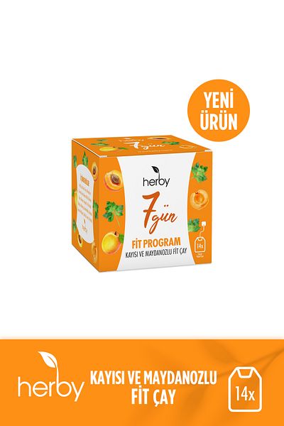 Herby 7 Day Fit Program - Apricot and Parsley Fit Tea 2 Pack