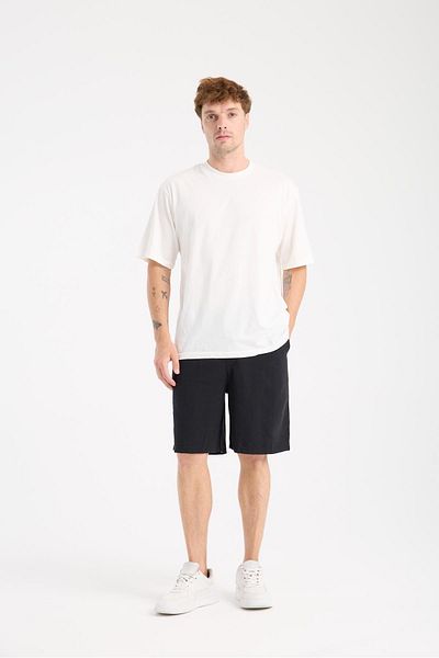 Store 100% Cotton Men's Shorts - Oversize and Sporty Elegance, Summer
