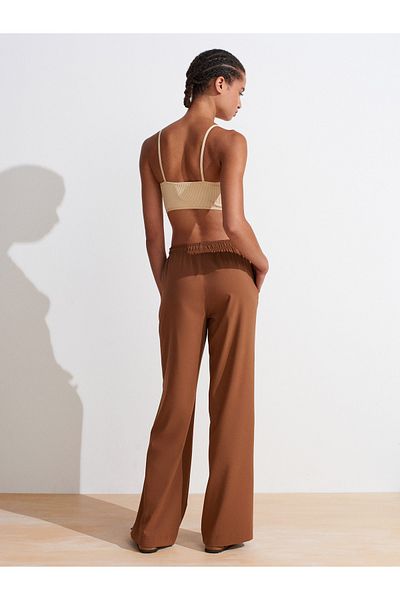Dilvin 72136 Pajama Pants-Tan