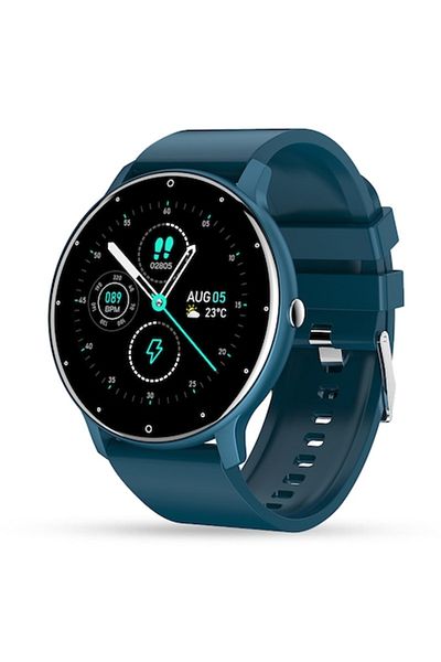 BIRAI Smartwatch BR-Evolve, Android si IOS, 1.28 Inch, Albastru
