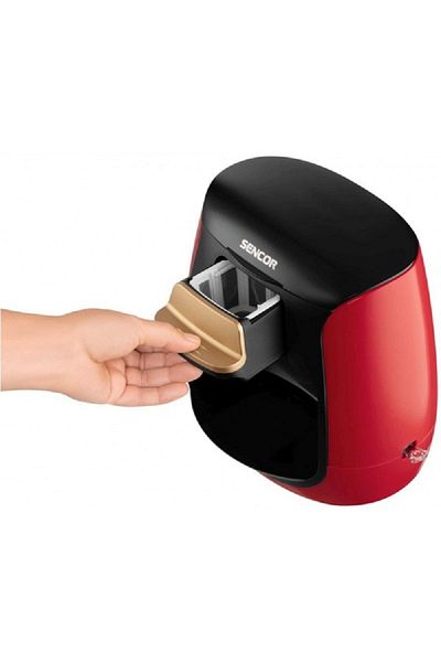 Sencor Non-Slip Feet Overheating Protection Coffee Maker Red and Black