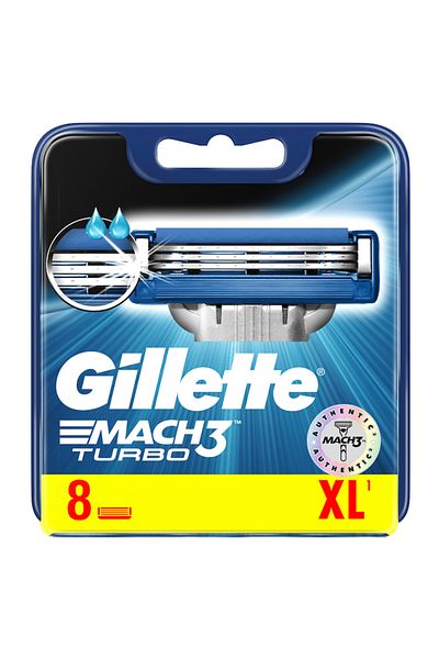 Gillette Piese de schimb pentru aparatul de ras Mach3 Turbo, 8 bucăți