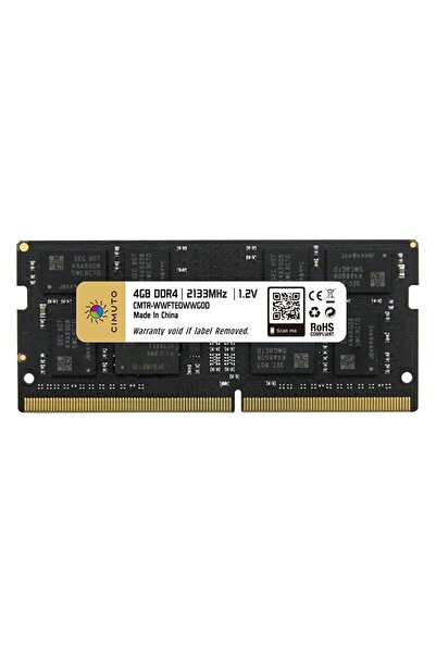 CIMUTO RAM memory 4 GB sodimm DDR4, 2133 Mhz, CIMUTO, for laptop