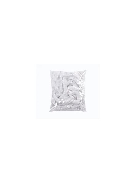 K KATHODE Disposable Elastic Lid Bag 100 Pcs White