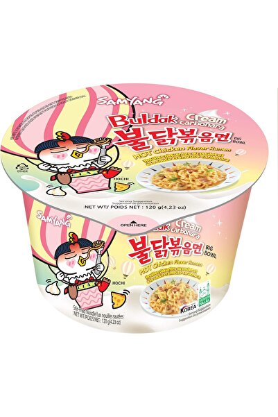 SAMYANG Samyang Buldak Ramen Cream Carbona Big Bowl 120 g