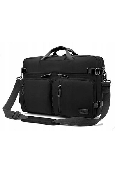 zagatto Laptop bag/backpack 17.3”, black, waterproof, USB port, trolley strap, versatile, ZG245