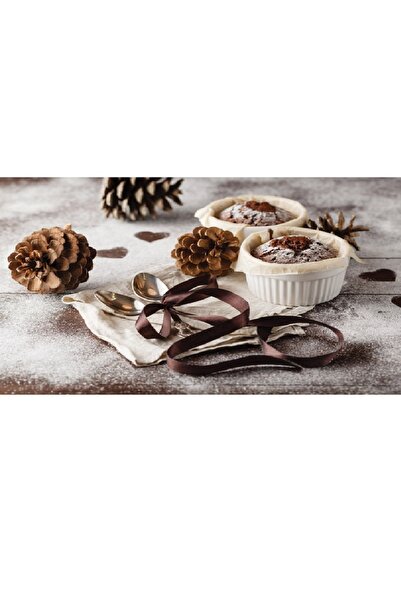 HIC Microwave and Dishwasher Safe Porcelain Kitchen Ramekin Bowl White 3oz