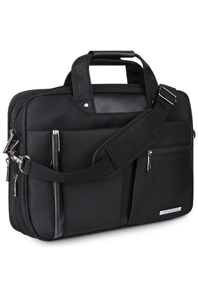 zagatto Professional laptop bag 15.6”, black, 33x41x11 cm, durable & lightweight, ZG656
