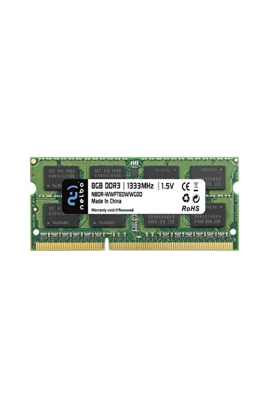 nelbo Memorie RAM 8 GB so-dimm DDR3, 1333 MHz, Nelbo, pentru laptop