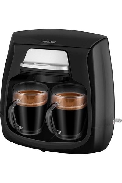 Sencor Non-Slip Feet Overheating Protection Coffee Maker Black