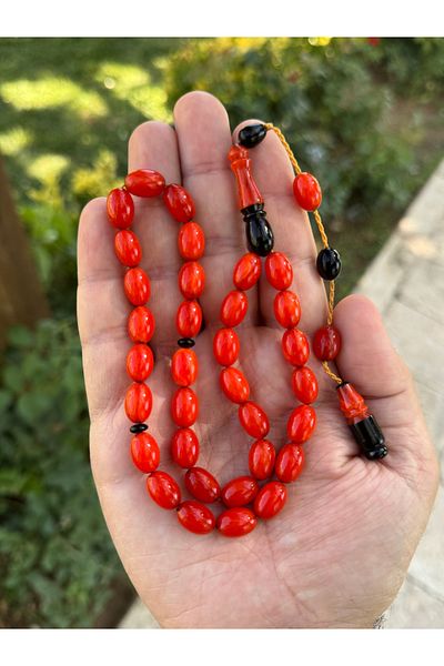 TESBİH ADAM Squeeze Amber Masterly Crafted Rosary