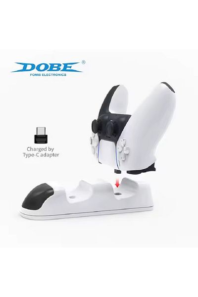 Dobe Fast Charging Station for PS5 Controllers – Dual Dock with LED Indicator