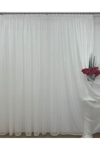 Liz Line Triple veil curtain, with drapery, various colors and sizes, from the "Stylish" collection by Liz Line