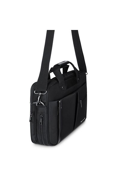 zagatto Professional laptop bag 15.6”, black, 33x41x11 cm, durable & lightweight, ZG656