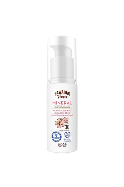 Hawaiian Tropic Lapte facial cu protectie solara HAWAIIAN Tropic MINERAL SPF30 50 ml