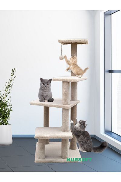Nursoft Premium Scratching Board Multi-Layer Long Size Large Size Cat Seat Scratching Protector