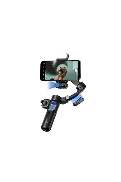 Lenyes Gimbal Sabitleyici Lenyes LPH113 3 Eksenli Akıllı Stabilizatör Siyah