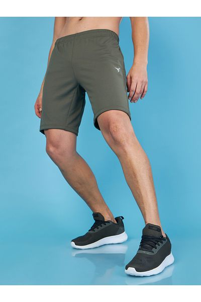 Technosport By Styli Solid Regular Fit Shorts