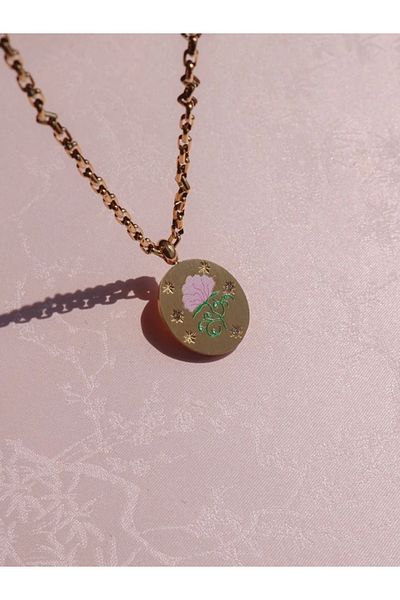 Reorah Collection Vintage Fan Flower Vintage Necklace